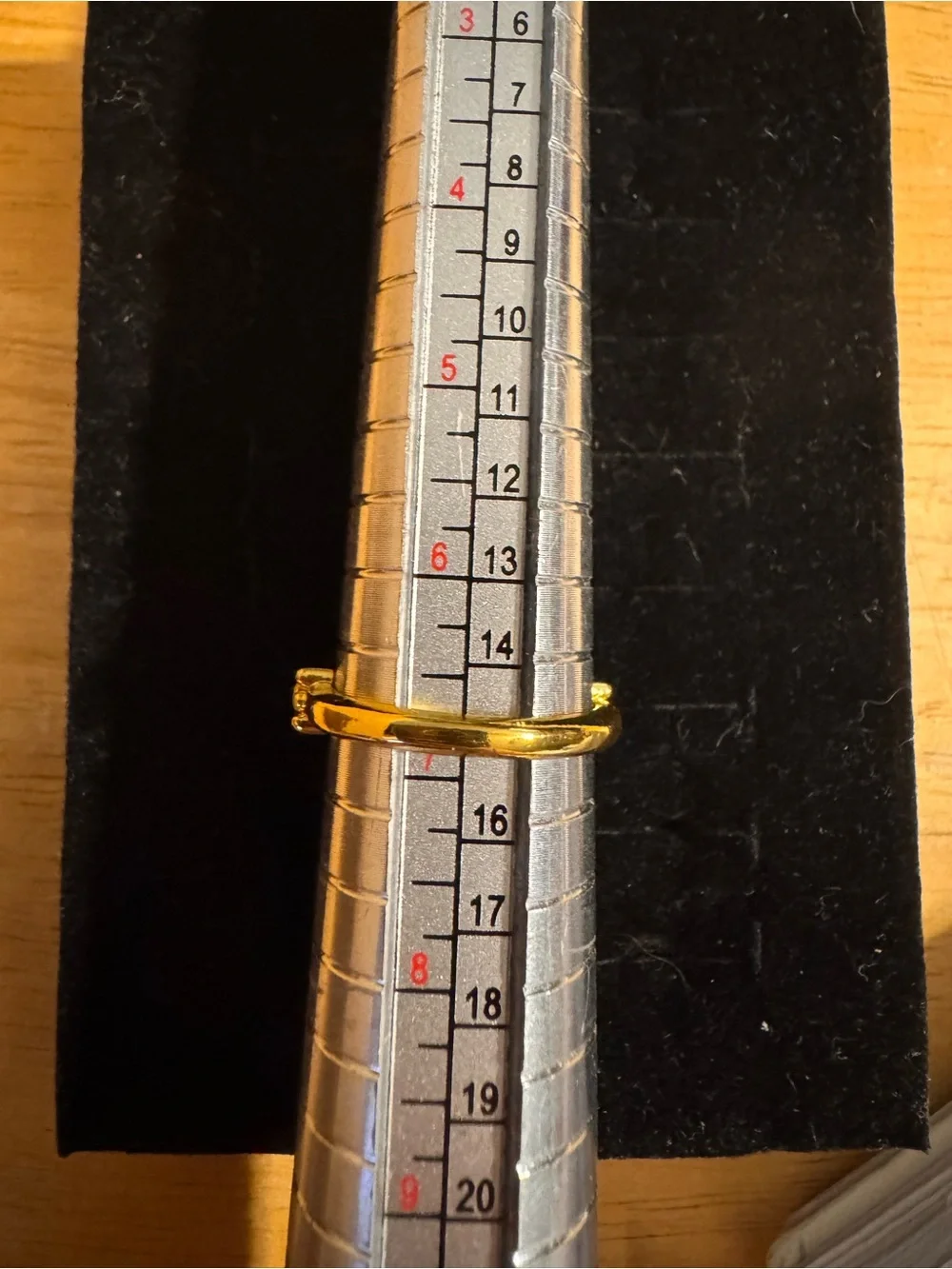 Gold Tone Pink Accent Rhinestone Fashion Ring